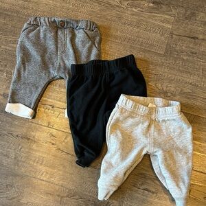 Neutral 3-6m Pants Bundle 🖤🩶